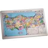 Kabartma Türkiye Siyasi Haritası 35X50CM