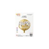 Kabartma Yazılı Happy Birthday Folyo Balon