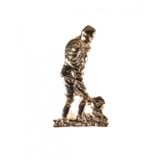 Kabartmalı Atatürk Silüetli Metal Rozet