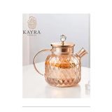 Kabartmali Borosilikat Cam Demlik 1000Ml Royaleks-Cm-2006