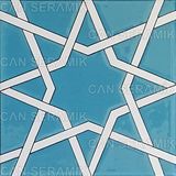 Kabartmalı Çini Karo KÇ-94 (20*20 Cm.) 5'li 1 Paket - Can Seramik