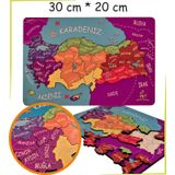 Kabartmalı Türkiye Haritası