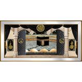 Kabe Allah Muhammed Motifli Kanvas Tablo DBSANAT14034