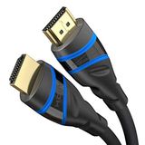 KabelDirekt – 10K & 8K HDMI Kablosu, HDMI 2.1 b – 1,5m, 0,5-5m arası mevcut – Sertifikalı, Almanya’da geliştirilmiş (Ultra Yüksek Hız Kablosu PC, PS5, Xbox, Monitör ve TV için – siyah-mavi)
