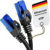Kabeldirekt – Ethernet Kablosu, Ağ Kablosu, Lan – 5M – 0,25-30M Arasında Mevcuttur (10Gbps, Gigabit Ağlar Için Fiber Hızı, Rj45 Ile Switch
