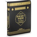 Kabeli Çanta Boy Fermuarlı Mealli Kuranı Kerim - Yok