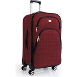 Kabin Boy 4 Teker Kumaş Valiz Bordo 1081