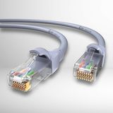Kablo 5m Cat6 Utp Network-Ağ-Ethernet Patch Kablosu Lszh 24 Awg (Gri)