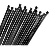Kablo Bağı, 100'LÜ Paket Plastik Kelepçe (3,6 mm Kalınlık, Siyah, 200 mm Uzunluk)