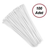 Kablo Bağı Plastik Cırt Kelepçe 3.6 X 150 Mm Beyaz 100 Adet