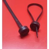 Kablo Bağı Tokalı Düğme Başlıklı Plastik Cırt Kelepçe 6X235 mm 250 Adet