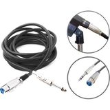 Kablo Mikrofon Pro 5 Metre Siyah KJM5BK