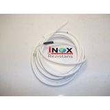 Kablo Rezistans Drenaj Silikon Isıtıcı 4 Metre 200 Watt