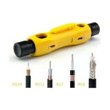 Kablo Soyucu Sıyırıcı Koaksiyel Rg11 - Rg6 - Rg56 Universal Coaxial Kalem Tipi Kablo Soyucu