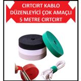 Kablo Toparlayıcı Cırtcırt Kablo Düzenleyici Airfryer 5 M Şarj Kablosu Koruyucu Kablo Sabitleme Gizleme