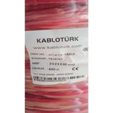 Kablo Türk 2X2X0,80 mm Jh St H Tam Bakır Yangın Ihbar Kablosu 440 Metre
