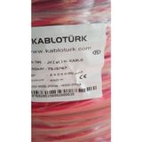 Kablo Türk 2X2X0,80 mm Jh St H Tam Bakır Yangın Ihbar Kablosu 450 Metre