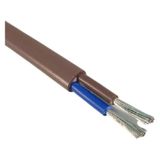 Kablo. Yassı Kalaylı Kablo. Tekne Ve Karavan Tesisat Kablosu. 2x1,mm. 25 Metre