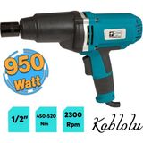 Kablolu Elektrikli Somun Sıkma 450-520 Nm 1/2 Sökme Tabanca Araba Teker Lastik Bijon CAT-5820