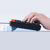 Kablolu Mekanik Klavye, Q Türkçe Düzen, Multimedya ve Numerik Tuşlu, Ofis ve Oyun Kullanımı Için, Aydınlatmalı, Siyah - Option-1 - 001-Renkli