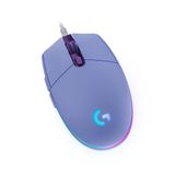 Kablolu oyun faresi, 8.000 DPI, Rainbow optik efekt LIGHTSYNC RGB, 6 programlanabilir düğme, on-board bellek, ekran haritalama, PC/Mac bilgisayar ve dizüstü bilgisayar uyumlu - lila