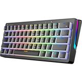 Kablolu Rgb Mekanik Gaming Klavye, 22 Efektli Tam Anti-Ghosting, 50M Tuş Ömrü, Us Tuş Dizilimi, - Çok Renkli