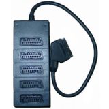 Kablolu Scart Splitter 5 Port
