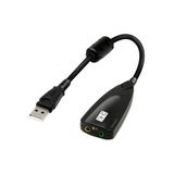 Kablolu Usb Ses Kartı 5Hv2 Sound Tak Kullan Kulaklık Mikrofon Çıkışı Harici Ses Kartı