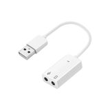 Kablolu Usb Ses Kartı Virtual Sound Tak Kullan Kulaklık Mikrofon Çıkışı 7.1 Channel Harici Ses Kartı