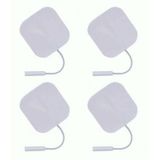 Kablolu/Soketli 5CM X 5CM Tens Pedi Elektrodu 10 Paket x 40 Adet