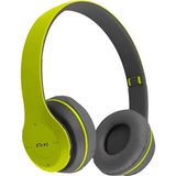 Kablosuz 5.0 Bluetooth Kulaklıklar - Hifi Stereo, Mikrofon Desteği, Sd Kart Desteği, Katlanabilir Tasarım, Tüm Akıllı Telefonlarla Uyumludur - Yeşil