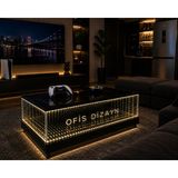 Kablosuz Akıllı Orta Sehpa Ledli || Ofis Dizayn