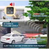 Kablosuz Alarm Sistemi, Hareket Dedektörü, Araç Park Dedektörü, Garaj Dedektör, Araba Yolu Alarmı 800M, Uzun Menzilli, Driveway Alarm Sistemi Hareket Sensörüi - Adet