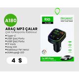Kablosuz Araç Mp3 Çalar Fm Transmitter Type-C Ve 2 Usb Şarj Portlu