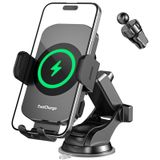 Kablosuz Araç Şarj Cihazı, Hızlı Şarj 15W Otomatik Sıkma Araç Şarj Cihazı Telefon Tutucu Telefon Dağı iPhone16 15 14 13 12 11 Pro Max Xs, Samsung Galaxy S24 Ultra S23 S22 S21 S20 S10+Not 9, vb