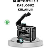 Kablosuz Bluetooth 5.3 Kulaklık - Aktif Gürültü Engelleme ve Gecikmesiz Oyun Modu ( Lisinya )