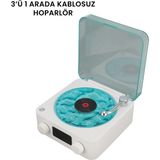Kablosuz Bluetooth Hoparlör Mavi ( Lisinya )