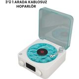 Kablosuz Bluetooth Hoparlör Mavi Nemere - 1