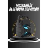 Kablosuz Bluetooth Hoparlör Ses Bombası RGB Işıklı Taşınabilir Yüksek Ses Kaliteli Modeli