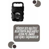 Kablosuz Bluetooth Hoparlör Ses Bombası Rgb Işıklı Taşınabilir Yüksek Ses Kaliteli P202204s2557