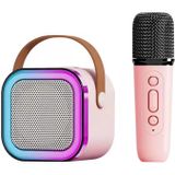 Kablosuz Bluetooth Hoparlör ve Mikrofon Seti – RGB LED Işıklı Taşınabilir Speaker, Karaoke Mikrofon, Çocuklar ve Yetişkinler İçin