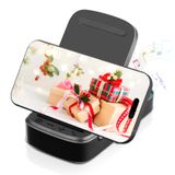 Kablosuz Bluetooth Hoparlörlü Cep Telefonu Standı, Erkekler/Kadınlar/Baba/Anne/Ona Hediyeler, Ayarlanabilir Tablet Tutucu, HD Surround Sesli Kaymaz Tasarım, iPhone/iPad/Samsung ile Uyumlu