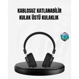Kablosuz Bluetooth Kulak Üstü Kulaklık Kristal Ses Kalitesi ve Ergonomik Yapı - -- - 1