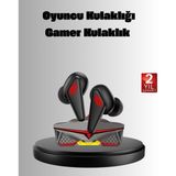 Kablosuz Bluetooth Kulaklık Düşük Gecikmeli 3D Ses ve LED Işıklı Tasarım - COMPTR5860-7848 - Çok Renkli