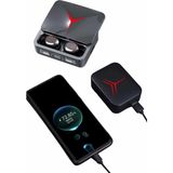 Kablosuz Bluetooth Kulaklık Powerbank Özellikli Göstergeli Hd Mikrofon - 00-Siyah - Beyaz
