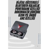 Kablosuz Bluetooth Kulaklık Powerbank Özellikli Göstergeli Hd Mikrofon - Belirtilmemiş
