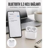 Kablosuz Bluetooth Kulaklık TWS ANC Özelliği Yüksek Ses Kaliteli Yeni Nesil - Lisinya