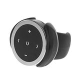 Kablosuz Bluetooth Medya Araç Direksiyon Uzaktan Kumanda Taşınabilir Müzik Çalar Gümüş
