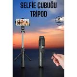 Kablosuz Bluetooth Selfie Çubuğu 360 Derece Dönebilir