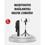 Kablosuz Bluetooth Selfie Çubuğu – 360° Dönebilir Başlık, Taşınabilir Ve Şık Tasarım Mir96604994